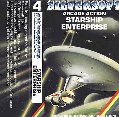 Starship Enterprise box art for ZX Spectrum